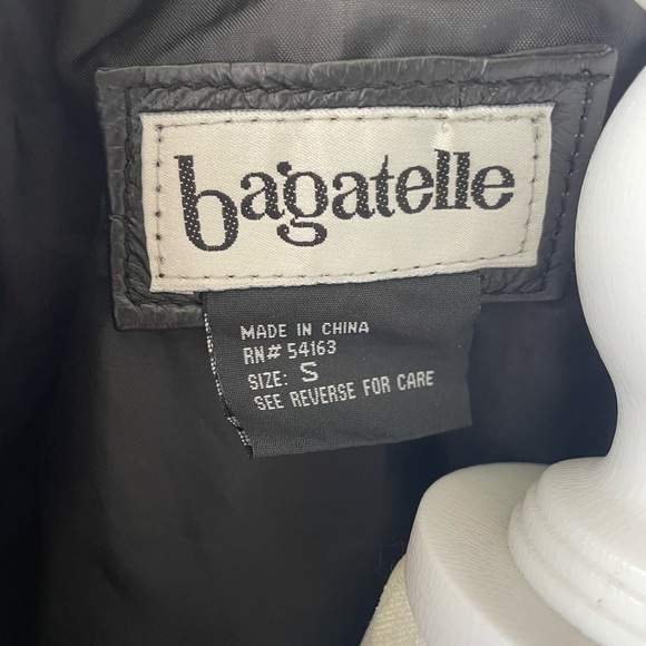 Vintage (80's) Women's Bagatelle Leather Jacket - Sz. S - Picture 3 of 4